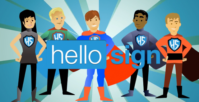 Hello Sign Cartoon Animation